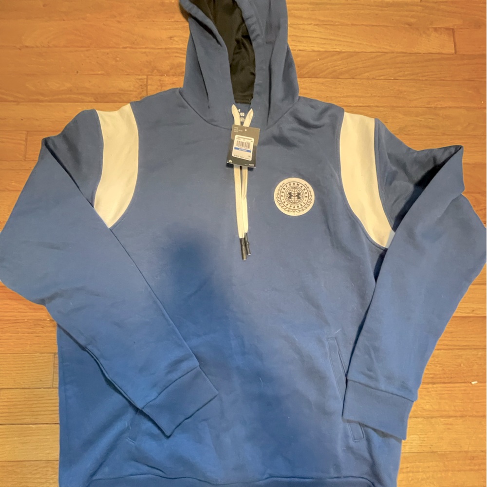 Men’s blue under armour hoodie NWT